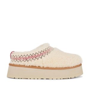 Tazz UGG Braid Fur Clog Platform slipper